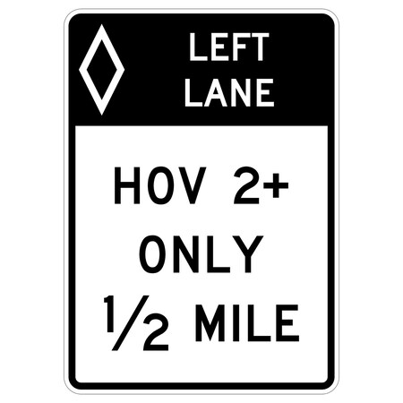 Sign Solutions Usa 42 in Height, 30 in Width, Aluminum, Vertical Rectangle DUS08HWT3042R3-12E